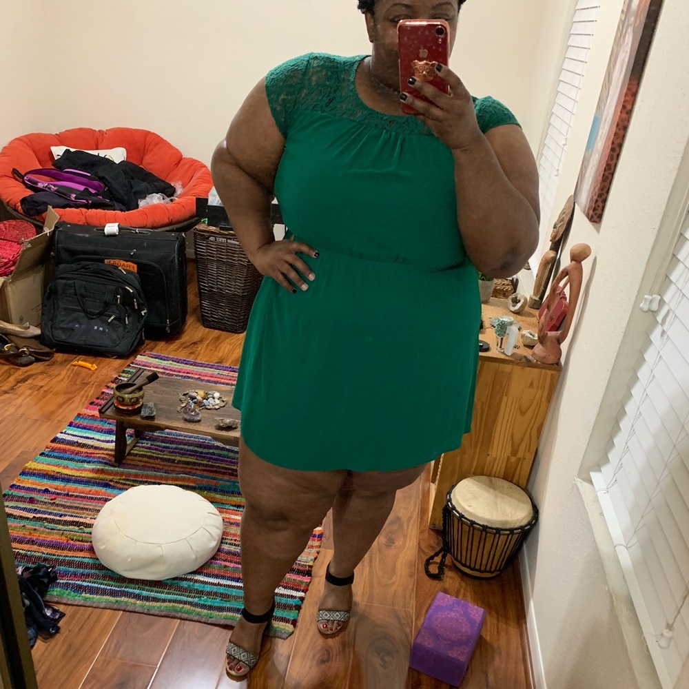 Green dress 👗